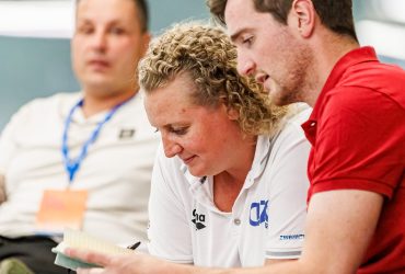 Fotoverslag KNZB OPLEIDING TRAINER WATERPOLO NIVEAU 3 tijdens het
kwalificatietoernooi voor een EK-ticket: Nederland vs Portugal

Datum: 24 juni 2023
Locatie: Sportcomplex Amerena